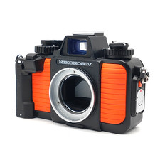 Messgerät FUNKTIONIERT "NEUWERTIG" Nikon NIKONOS V orange analoge...