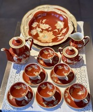 Oscar Schlegelmilch - Mokkaservice für 6 Pers.  Kanne Sahnegießer Zuckerdose 