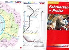 HVV Hamburg Fahrkarten & Preise 2007, Netzplan, Tarifplan