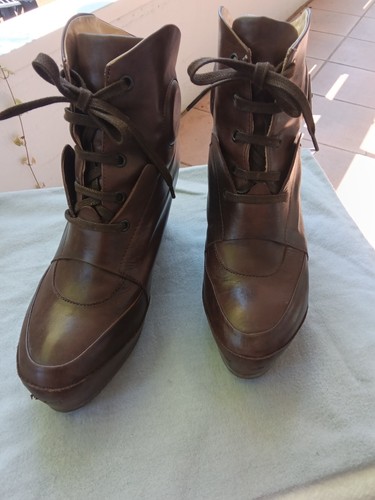 Lederschuh braun marithé - lederschuh,