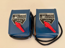 2 Stück Märklin Trafo regelbar 6013 Dunkelblau 16VA