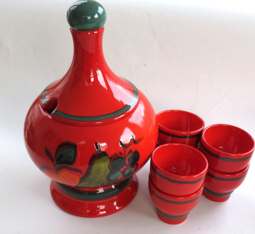 Vintage keramik bowle - keramik, set