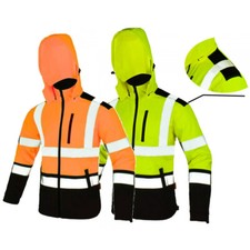 Softshelljacke Softshell Arbeitsjacke Berufsjacke Jacke Neon Gr. M - XXXL