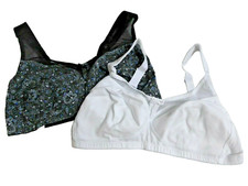 Petite Fleur BH schwarz gemustert und weiß (1 952) 2 Stück Paket NEU