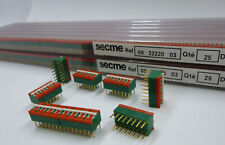 DIL SCHALTER 8 polig Rastermaß 2,54mm vergoldete PINs DIP SWITCH 1/3/5/10 Stück