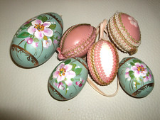 6 handgearbeitete Ostereier aus Nachlassauflösung
