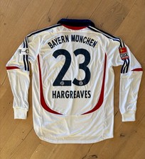 Matchworn adidas Trikot FC Bayern Hargreaves Saison 2006/2007 Auswärtstrikot 
