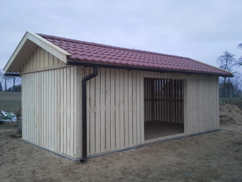 Holzgarage 4x6m holz carport - holzgarage,