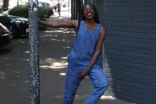 Vintage 80er denim jumpsuit - 80er,