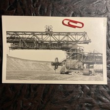 Schaufelradbagger Bagger Krupp Braunkohle Fahrzeug Technik 14x9 Original Foto 