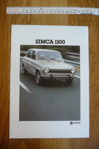 Prospekt chrysler simca - chrysler,