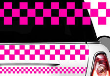 Aufkleber Karomuster Race