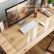 BioFactur Arbeitsunterlage Schreibtischunterlage Transparent Bastelunterlage