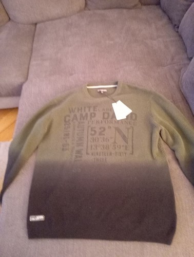 Camp david pullover grün xxl - grün,