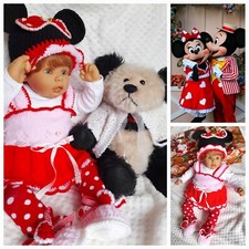 Reborn Baby Girl ❤️ "Mano" mit Minnie Mouse ? Künstlerpuppe von Rolanda Heimer