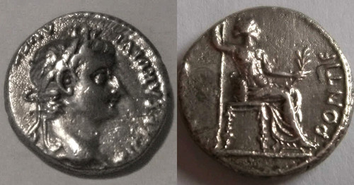 Denarius denar tiberius - denarius, -denar--tiberius