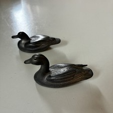 2er Set Vintage Enten Figuren
