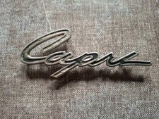 FORD CAPRI MK1  SCHRIFTZUG EMBLEM CHROM 