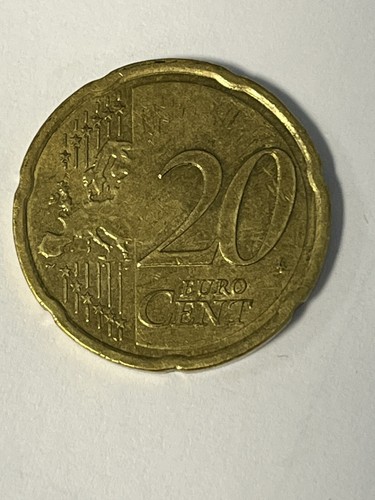 Cent euro münze - 20,