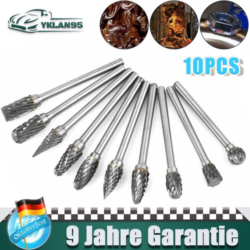 10pcs hartmetall frässtift - hartmetall,