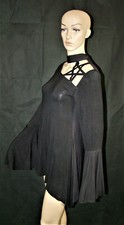 Top, Shirt, Gothic, Pentagramm, Rock, Metal, Witch, Hexe, Halloween, Gr. S-M
