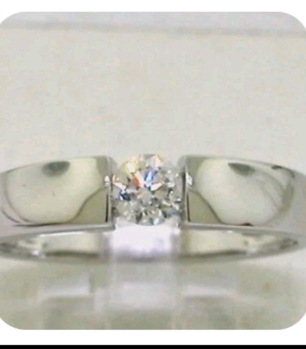 Ring weißgold 585 mit 25 - weißgold,