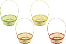 Osterkorb mit Henkel Bambus