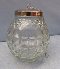 25695. Bowlen-Eis-Ei  Eiskugel Eiskühler  Glaskugel WMF  10 cm