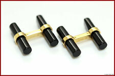 Santos de Cartier Manschettenknöpfe mit Onyx vom Juwelier Nowak