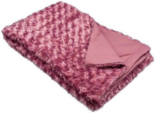 Fleecedecke rosenmuster - fleecedecke,