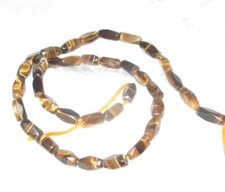 1 Ketten Strang ~~ Tigerauge ~~ Rhomben ~~  Beads  ~~  gebohrt *