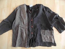 M.P. by Style schöne leichte Leinenjacke braun Gr. 5 NEUw.   (HMI 414)