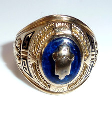 Herren College Ring 416 Gold