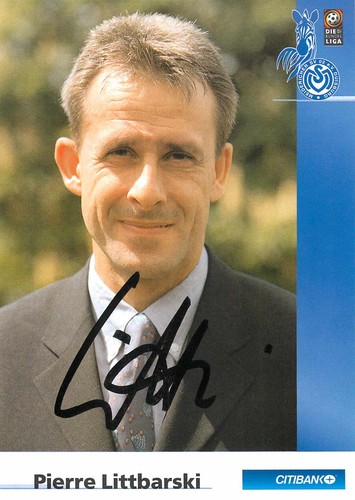 Autogramm pierre littbarski - autogramm,