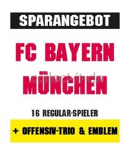 Match Attax 15/16 - Alle 16 Basis + Offensiv-Trio & Emblem - FC Bayern München