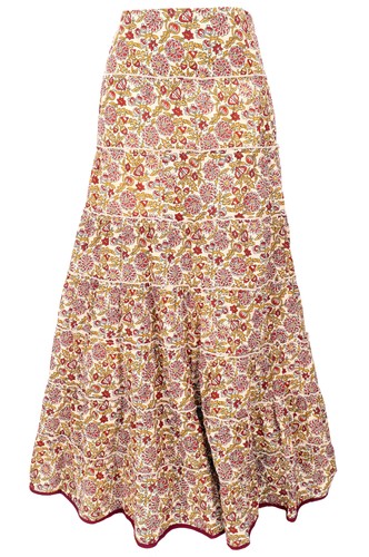 Langer boho stufenrock - boho,