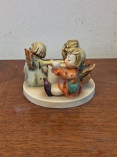Hummelfigur/3 Engel beim Musizieren/ Kerzenhalter Figuren/West Germanyalt Hummel