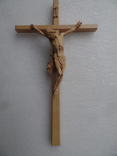 Wandkreuz holz mit christus - christus, 35
