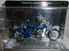 Harley Davidson  FXCWC ROCKER C BLAU 2008  Topmodell  1:24 Altaya