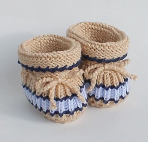 Babyschuhe gestrickt jungen - babyschuhe,