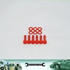 EDELSTAHL Schrauben rot