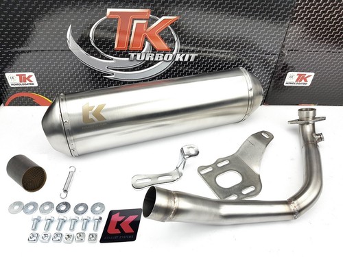 Turbokit edelstahl auspuff - edelstahl,