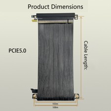 PCI E PCIe 5.0 X16 Riser Kabe