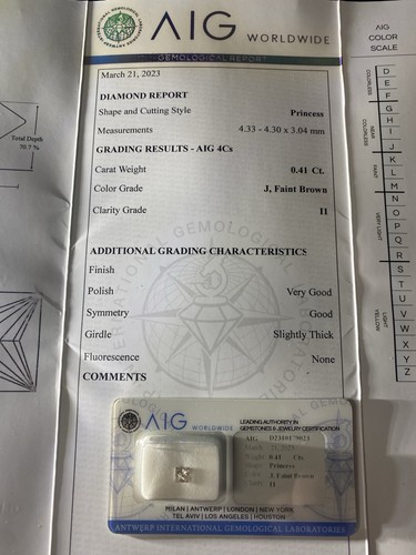 Diamant princess schliff - diamant,