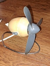 Tischventilator Flugzeug Ventilator 60er 50er Helios Motor Retro Vintage