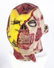 Zombie Iron Man Maske Latex