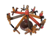 altes Antikes Karusell Pferde Kinder Jahrmarkt Spielzeug