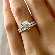 Diamant Ring Set 14K Gelbgold