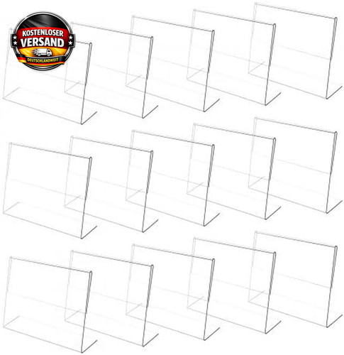 Acryl etikettenhalter 15er set - acryl,