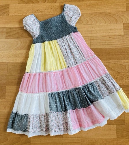 Patchwork kleid sommer - patchwork,
